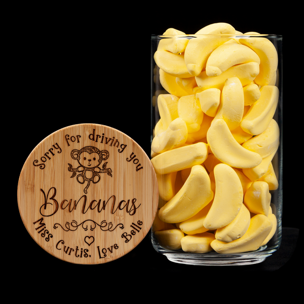Download Driving You Bananas Lolly Jar Personalised Gifts For Teachers