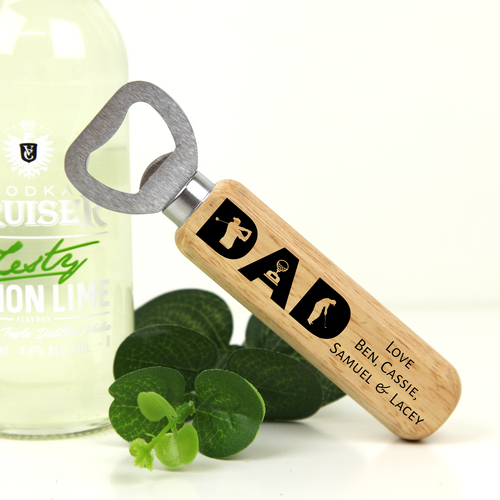 Personalised Bottle Opener - Golfing Dad