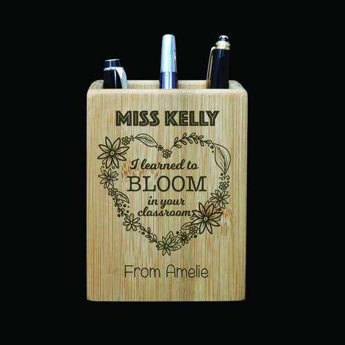Personalised Pen Holder - Bloomed In Your Class