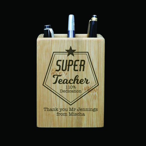 Personalised Pen Holder - Super Teacher