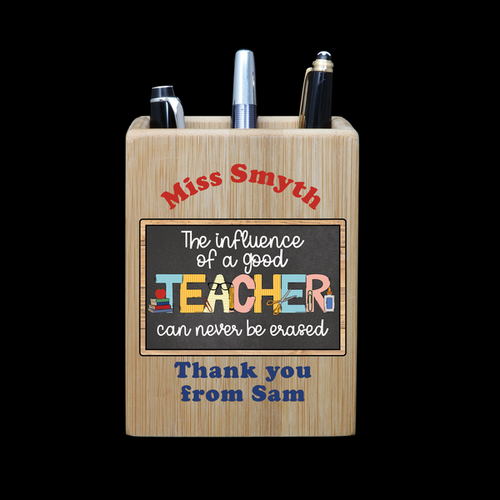Personalised  Pen Holder - Teacher Influence