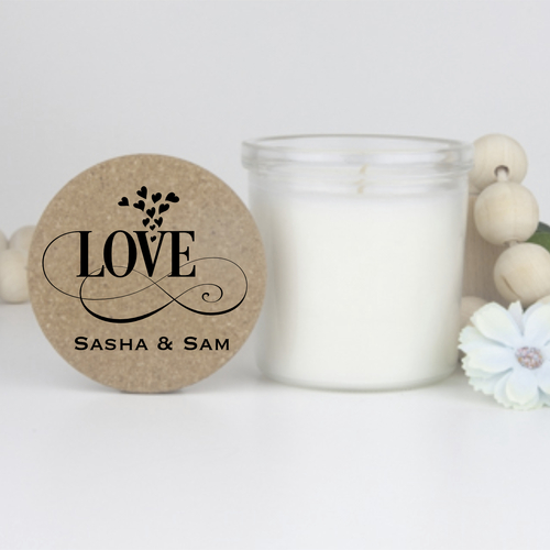 Personalised Candle - Love