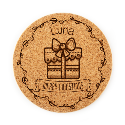 Personalised Scandinavian Gift Box Coaster