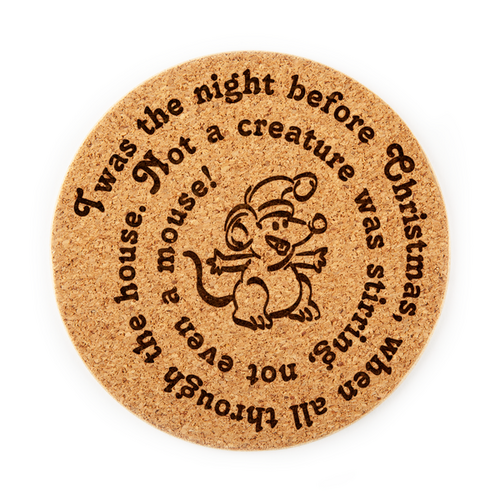The Night Before Christmas Cork Coaster