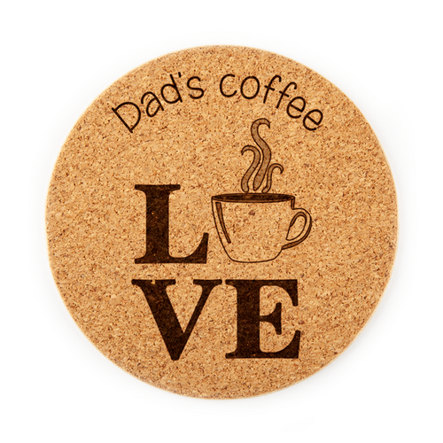 Dad Loves Coffee Coaster 