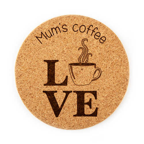 Mum Loves Coffee Coaster 