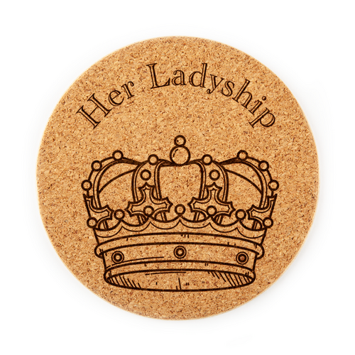 Her Ladyship Crown Coaster 