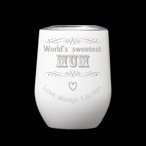 Personalised Double Wall Coffee Mug - Worlds Sweetest Mum