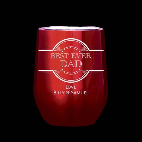Personalised Doube Wall Coffee Mug - Best Ever Dad 