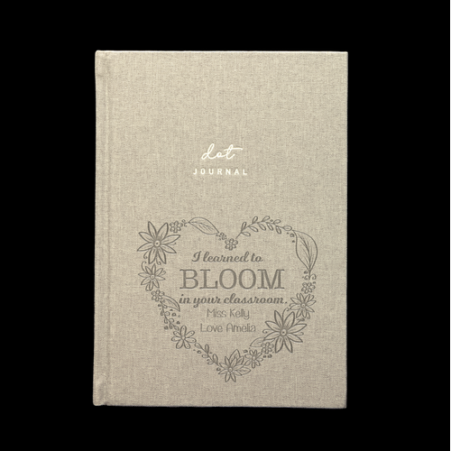 Personalised Dot Journal - Bloomed In Your Class