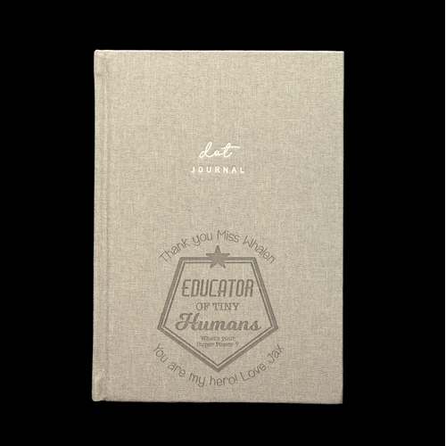 Personalised Dot Journal - Educator Of Tiny Humans