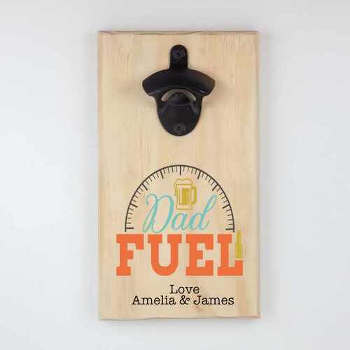 Personalised Hanging Bottle Opener-Dad Fuel
