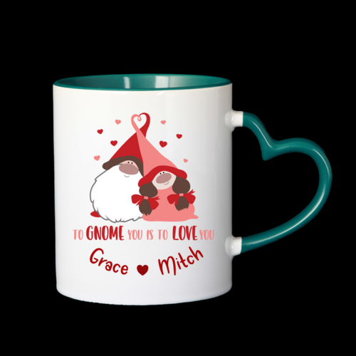Personalised Mug - Gnome Love