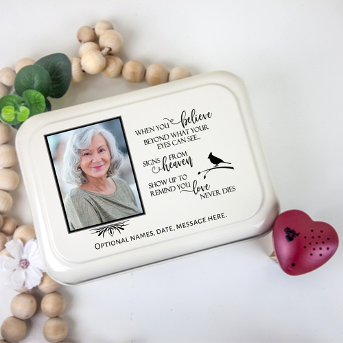 Keepsake Tin- Love Never Dies