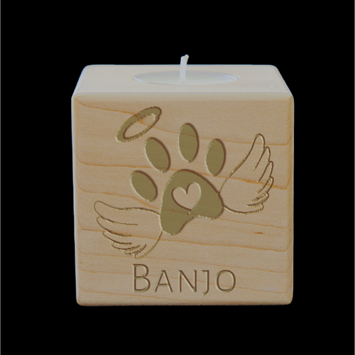 Keepsake Cube - Pet Paw Prints