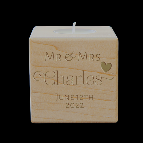 Keepsake Cube - Mr & Mrs