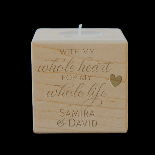 Keepsake Cube - With My Whole Heart