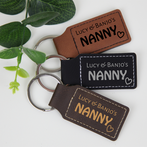 Personalised Key Ring- Our Nanny