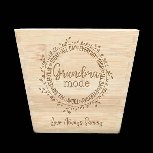 Engraved Planter Box - All Day Everyday 4