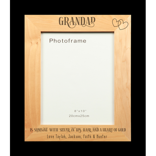 Photo Frame - Heart of Gold - Grandad