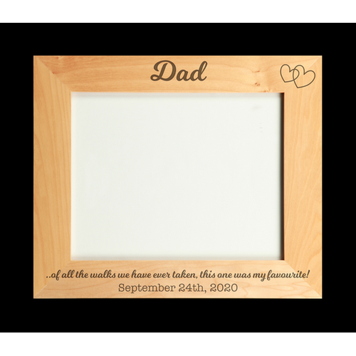 Photo Frame - My Favourite Walk - Dad