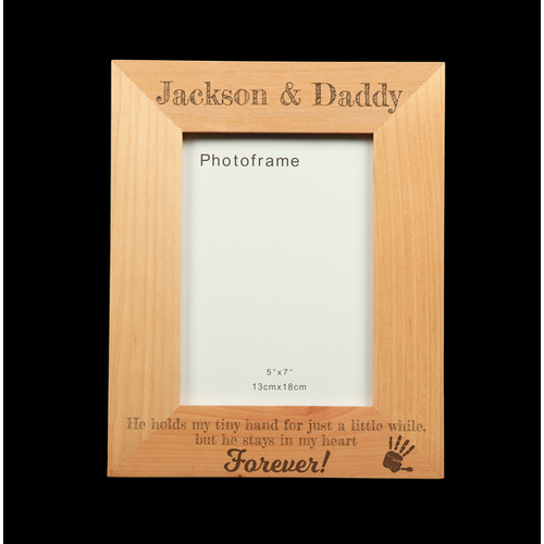 Personalised Photo Frame - In My Heart Forever - Daddy