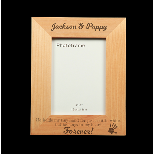 Personalised Photo Frame - In My Heart Forever - Poppy