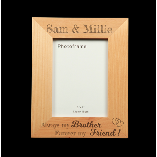 Personalised Photo Frame - My Brother My Friend