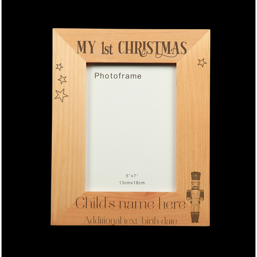 Personalised Photo Frame - My 1st Christmas
