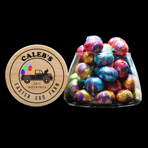 Personalised Lolly Jar  - Easter Egg Farm