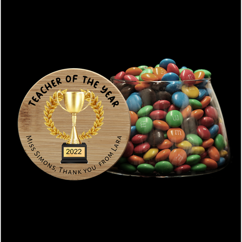 Personalised Lolly Jar - Teacher of The Year