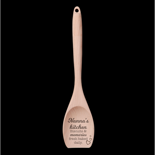 Engraved Wooden Spoon - Baked Fresh Daily