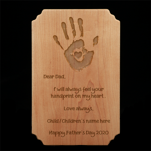Child's Hand Print - Dad