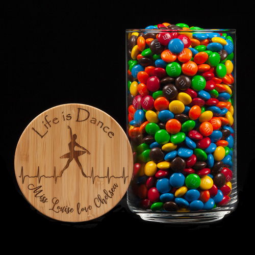 Personalised Lolly Jar - Life Is Dance