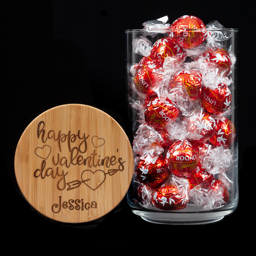 Personalised Lolly Jar - Happy Valentine's Day 2