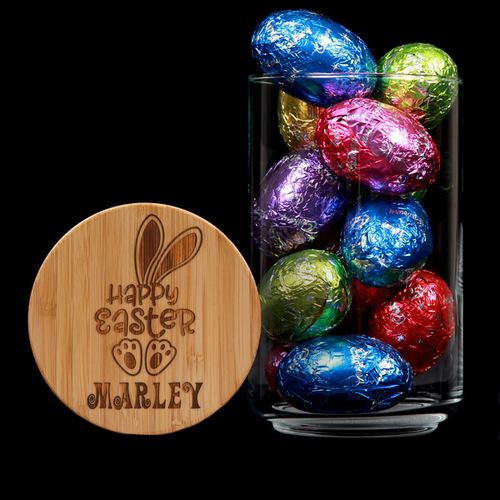 Personalised Easter Lolly - Easter Bunny Lolly Jar 2