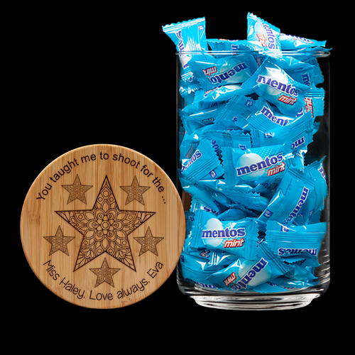 Personalised Lolly Jar - Shoot For The Stars