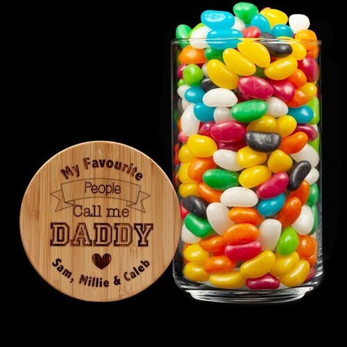 Personalised Lolly Jar - My Favourite People Call me Daddy