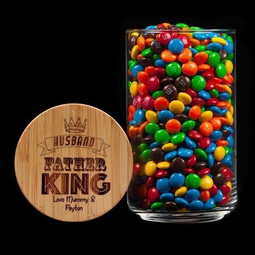 Personalised Lolly Jar - Husband, Father, King