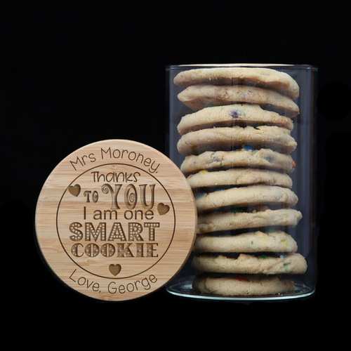 Personalised Lolly Jar - Smart Cookie - Thanks