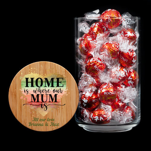 Personalised Lolly Jar - Home is Where Mum is 