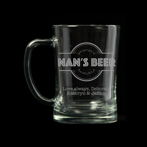 Personalised Tankard - Nan's Beer
