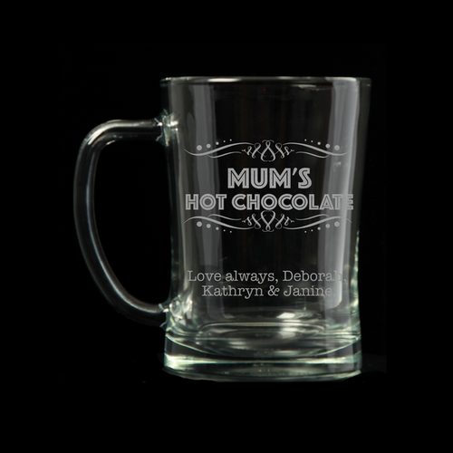 Personalised Tankard - Mum's Hot Chocolate