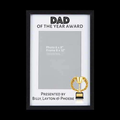 UV Printed Photo Frame - Dad