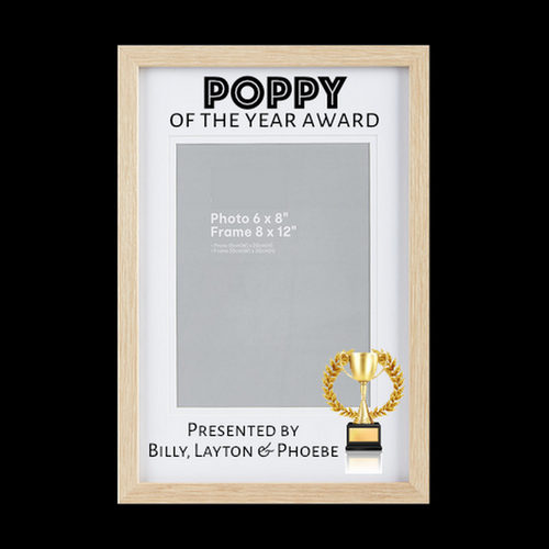 UV Printed Photo Frame - Poppy