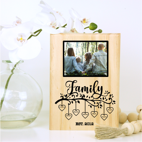 Family Tree Plaque with 3 to 7 Names