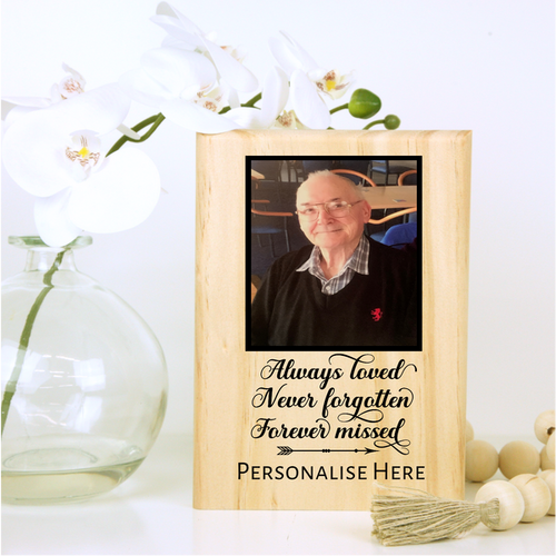 Photo Plaque - Forever Missed