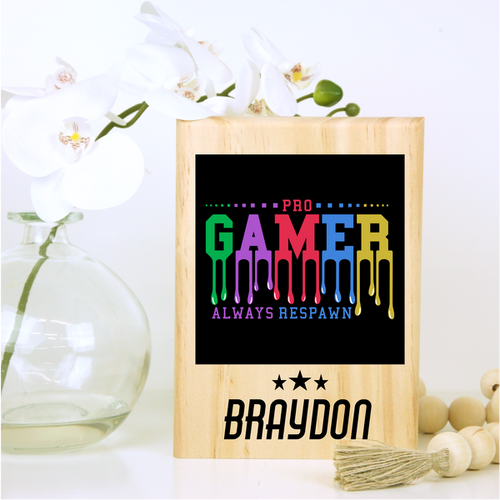 Gamer Plaque - Pro Gamer