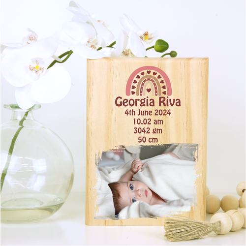 Photo Plaque - Rainbow