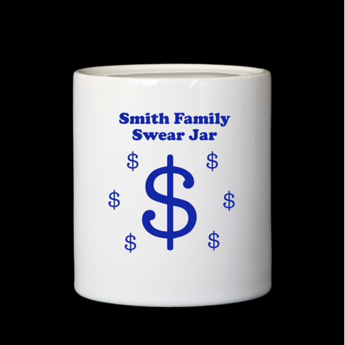 Personalised Money Box - Family Swear